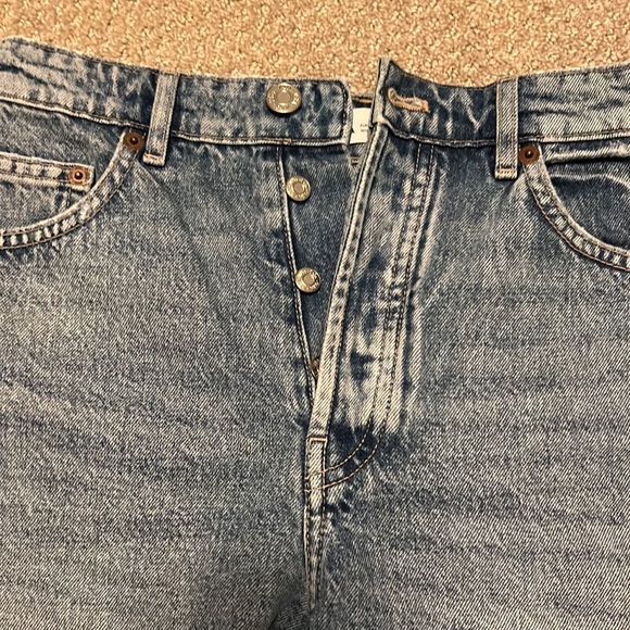 Zara split hem denim shorts - Picture 5 of 10